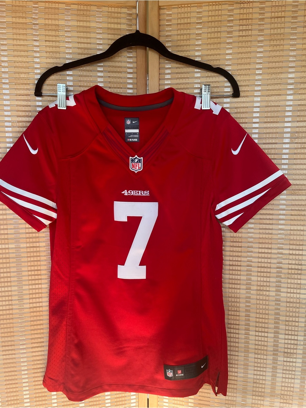 Nike Women’s San Francisco 49ers Red #7 Football Jersey